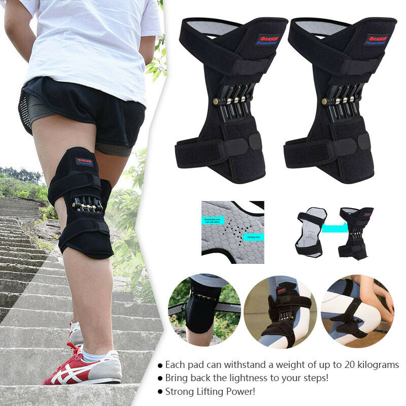 ✅ Knee Protection Booster, Knee Brace Joint Support Spring Knee Stabilizer Pad